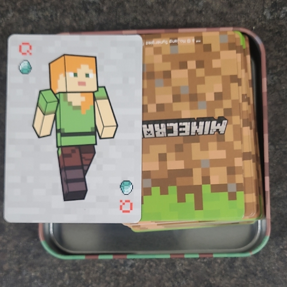 Minecraft Playing Cards In a Tin - Picture 3 of 4